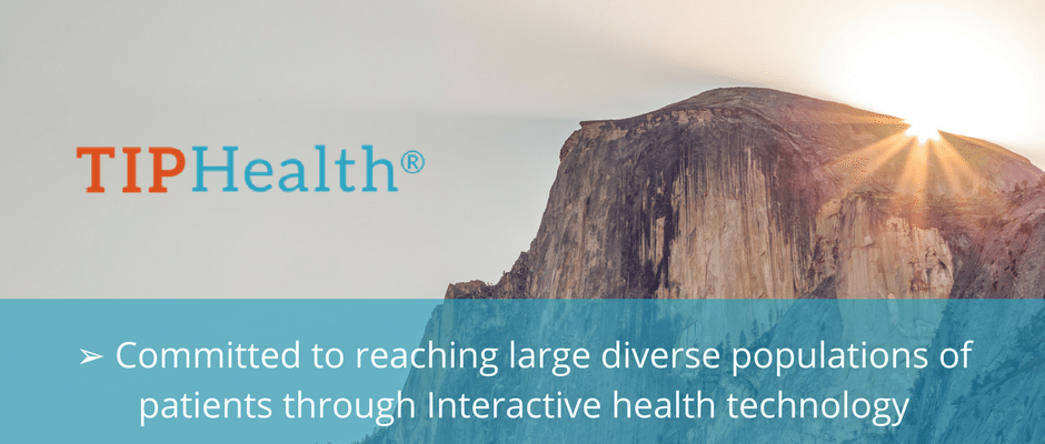 committed to reaching large diverse populations of patients through interactive health technology